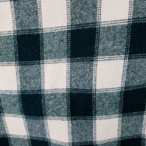 Vintage Poncho Blanket Mondi Italy Wool Plaid Wrap Stadium Blanket New Old Stock - Picture 6 of 7
